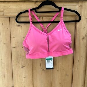 Nike Women's Bright Pink Sports Bra
